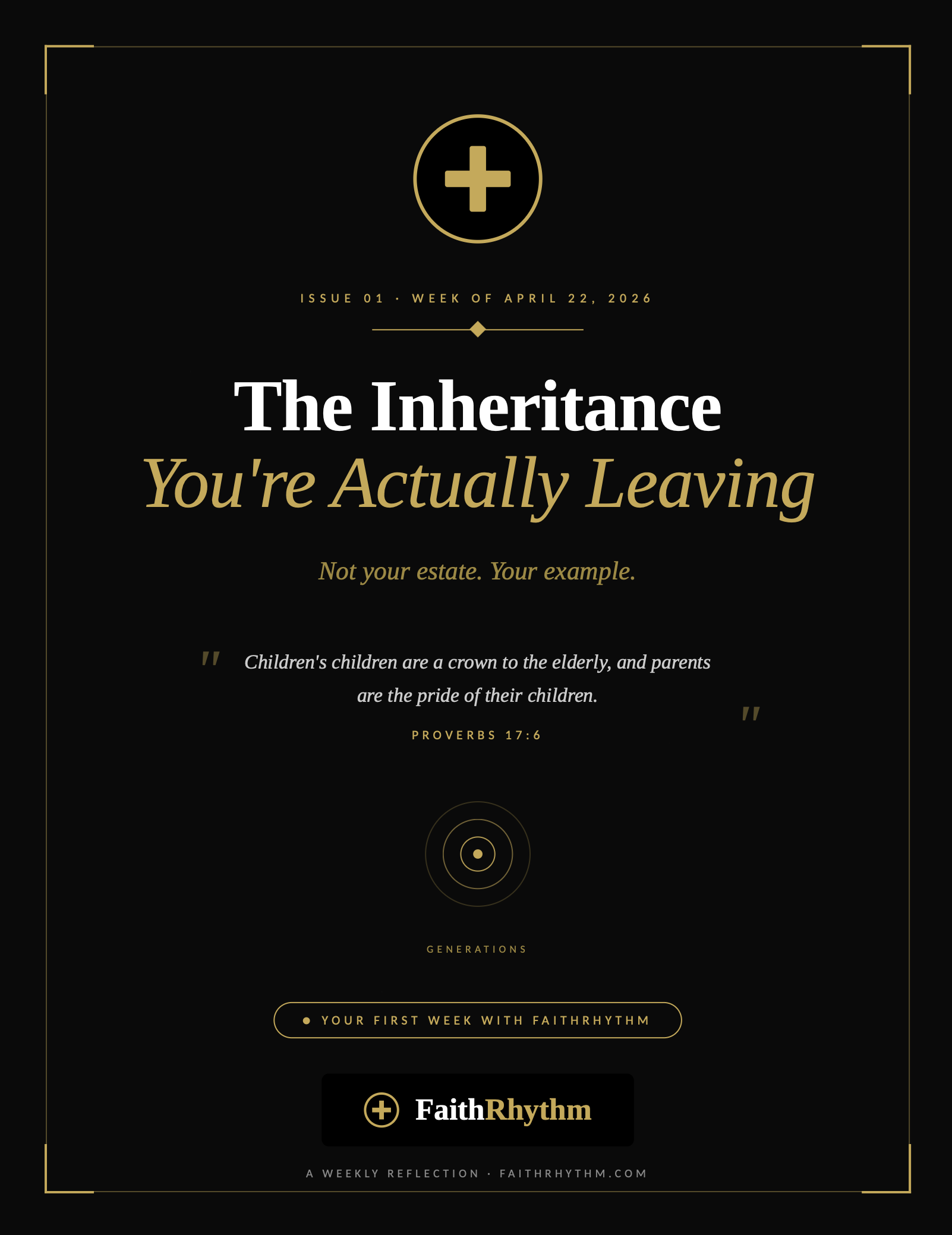 The Sunday Edition cover from FaithRhythm